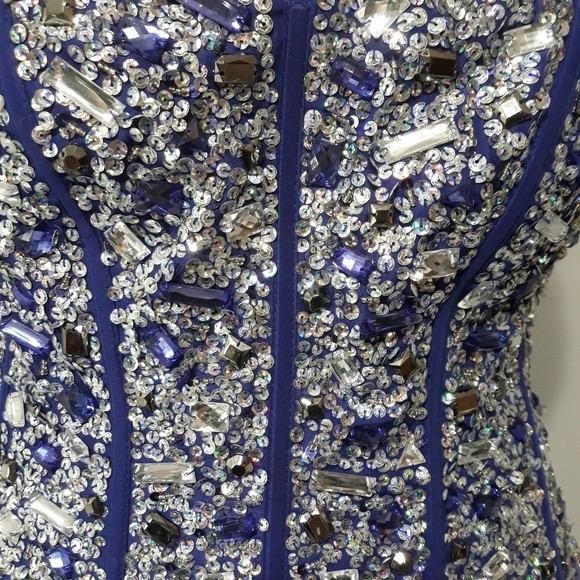 Nox Narianna Collection Sequined Mini Dress-Sz 2XL - Picture 2 of 6